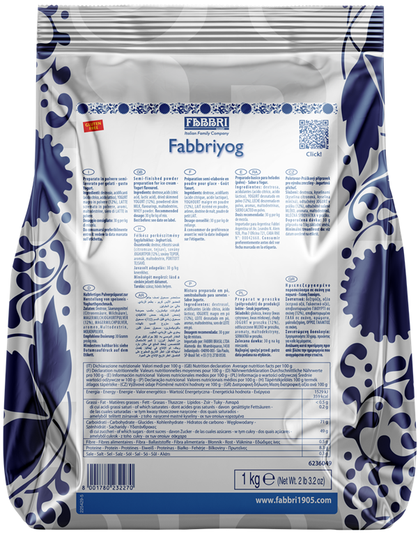 FABBRI JOGURT YOG 30 1kg